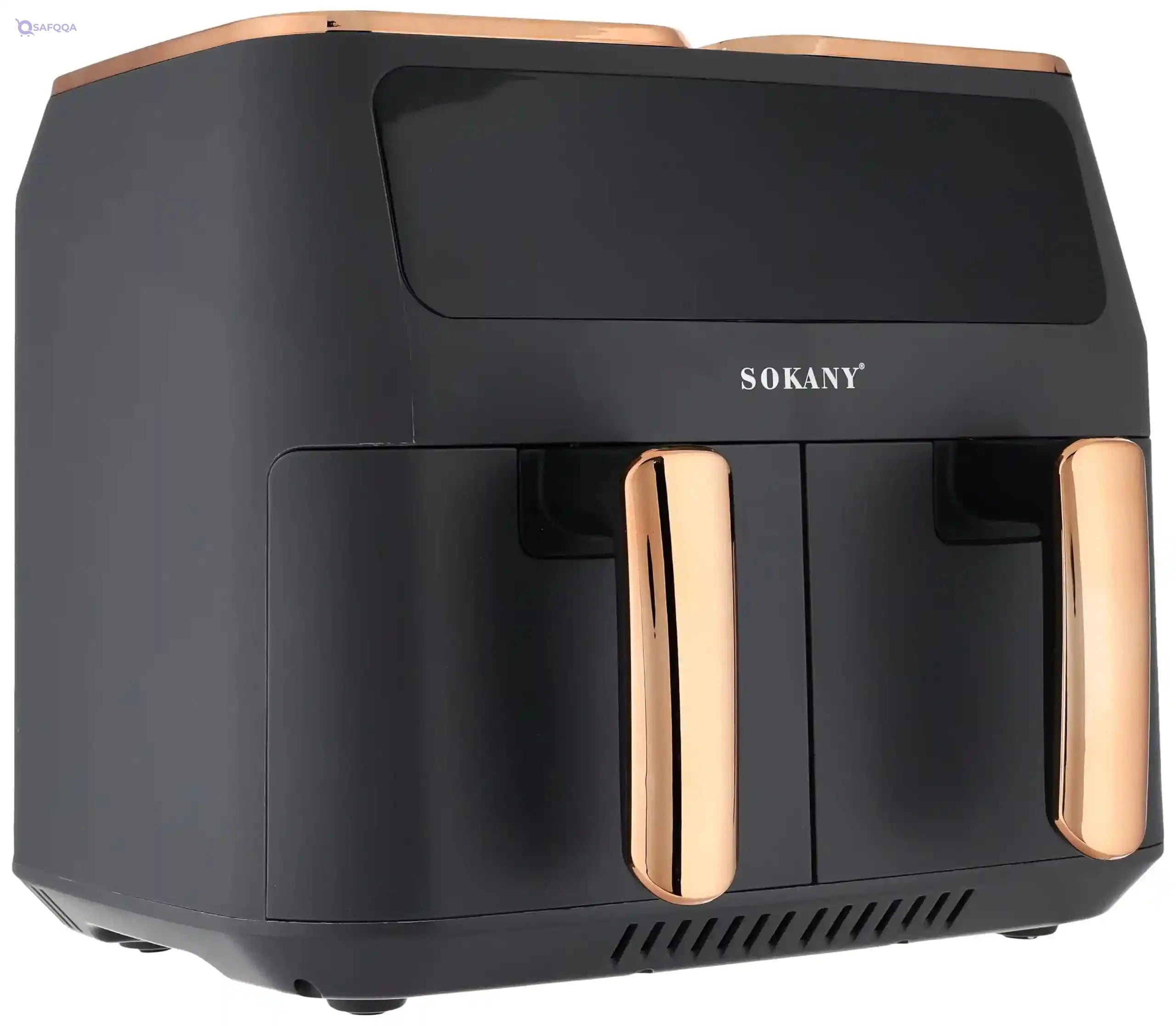 sokany Double Door Air Fryer 8L 2800W SK-ZG-8030 Dark Grey- Have Scratches - Safqqa Egypt