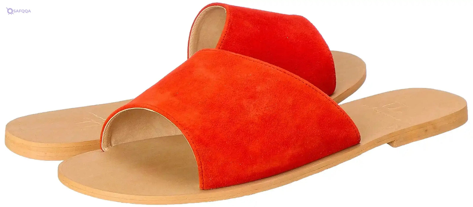 U By Misura Suede Slides Slippers for Women - Safqqa Egypt
