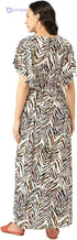 Women’s Nursing Dress with Concealed Zip – Viscose Fabric - Safqqa