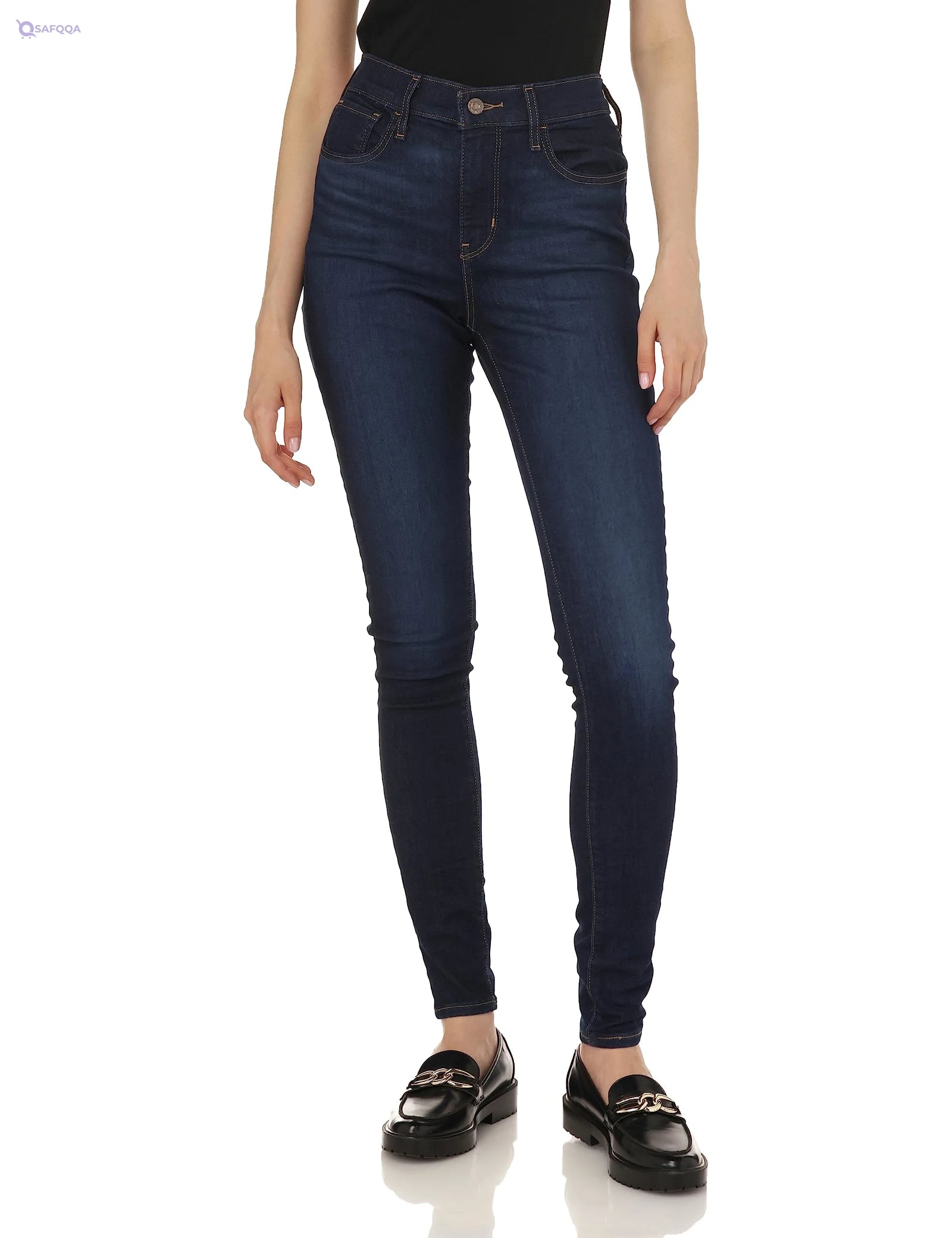 Levi's Skinny Jeans For Womens High-rise waist for a flattering fit - Safqqa
