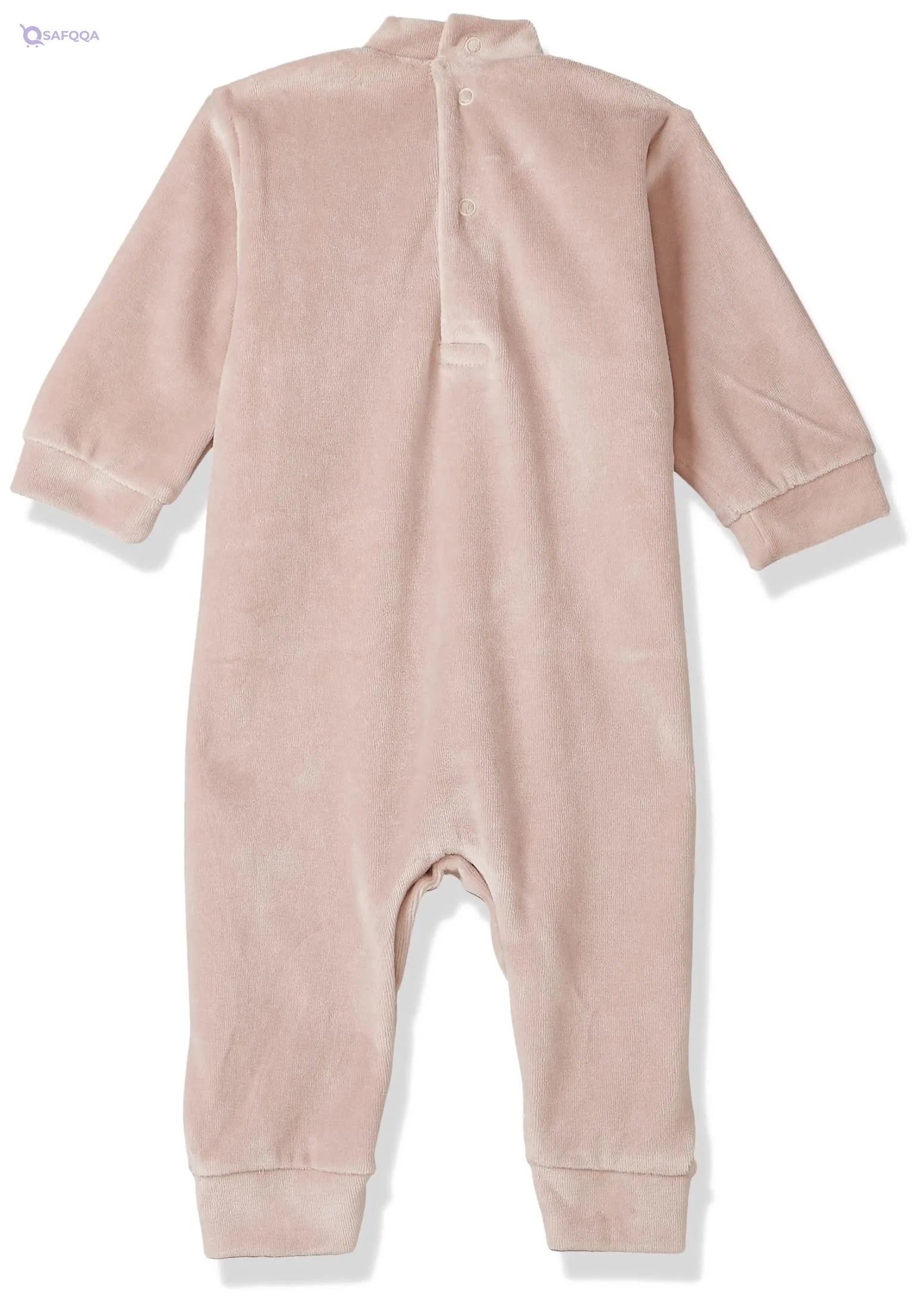 Papillon Long Sleeve Bodysuit for Boys with Stitched Detail and Snap Closure - Safqqa