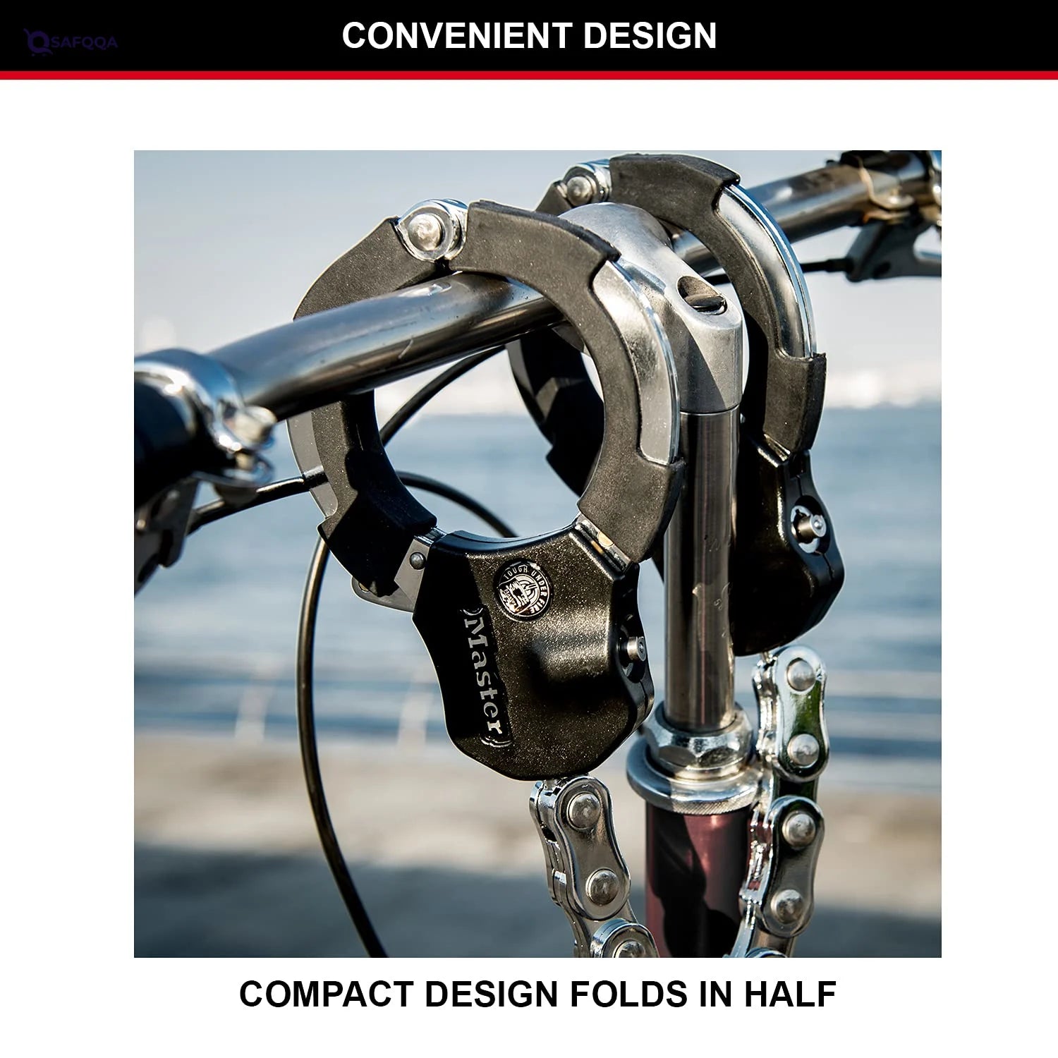 Master Lock Certified Cuffs – Police Approved Anti-Theft Lock - Safqqa