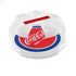 Snips Coca-Cola Cover Cake Holder, Cake Holder with 4 Safety Latches, Cake Bell Diameter 28 cm, Made in Italy, 0% Bpa - Safqqa