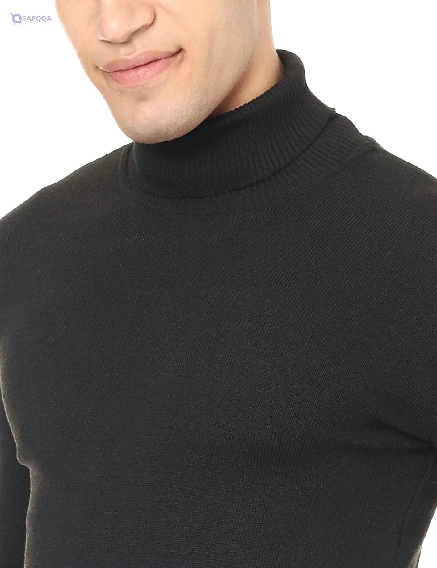 CAESAR Men Mens Wool Pullover With High Neck Pullover - Safqqa Egypt