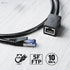 KabelDirekt â€“ 2m â€“ LAN & Ethernet extension cable (RJ45 female coupler/male connector, extends network cables with full data transfer speed â€“ CAT 7, 10Gbit/s, SF/FTP shielding, black) - Safqqa Egypt