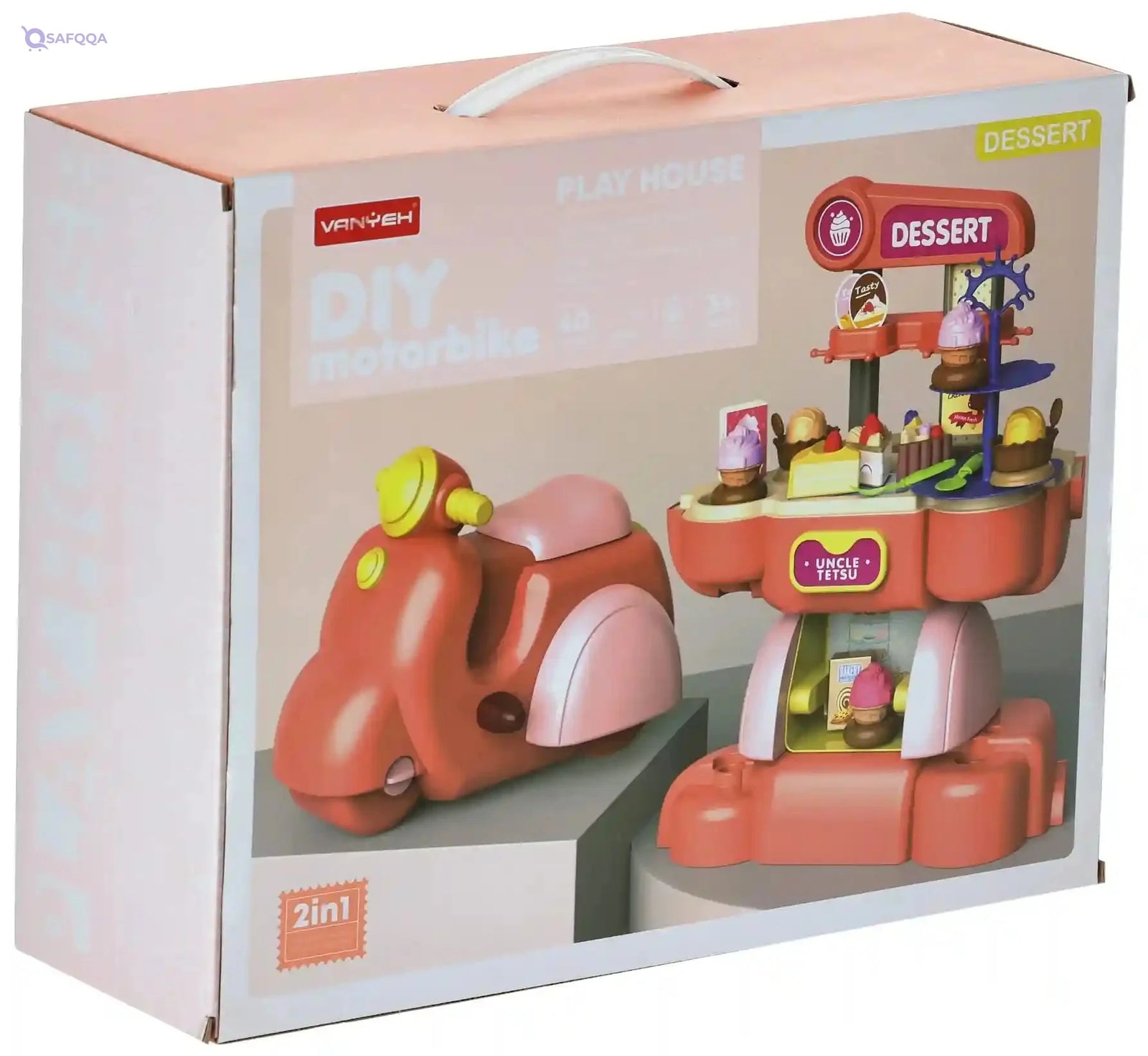Jack Spratt dessert bike set boy toys for kids Durable and child-safe materials. - Safqqa