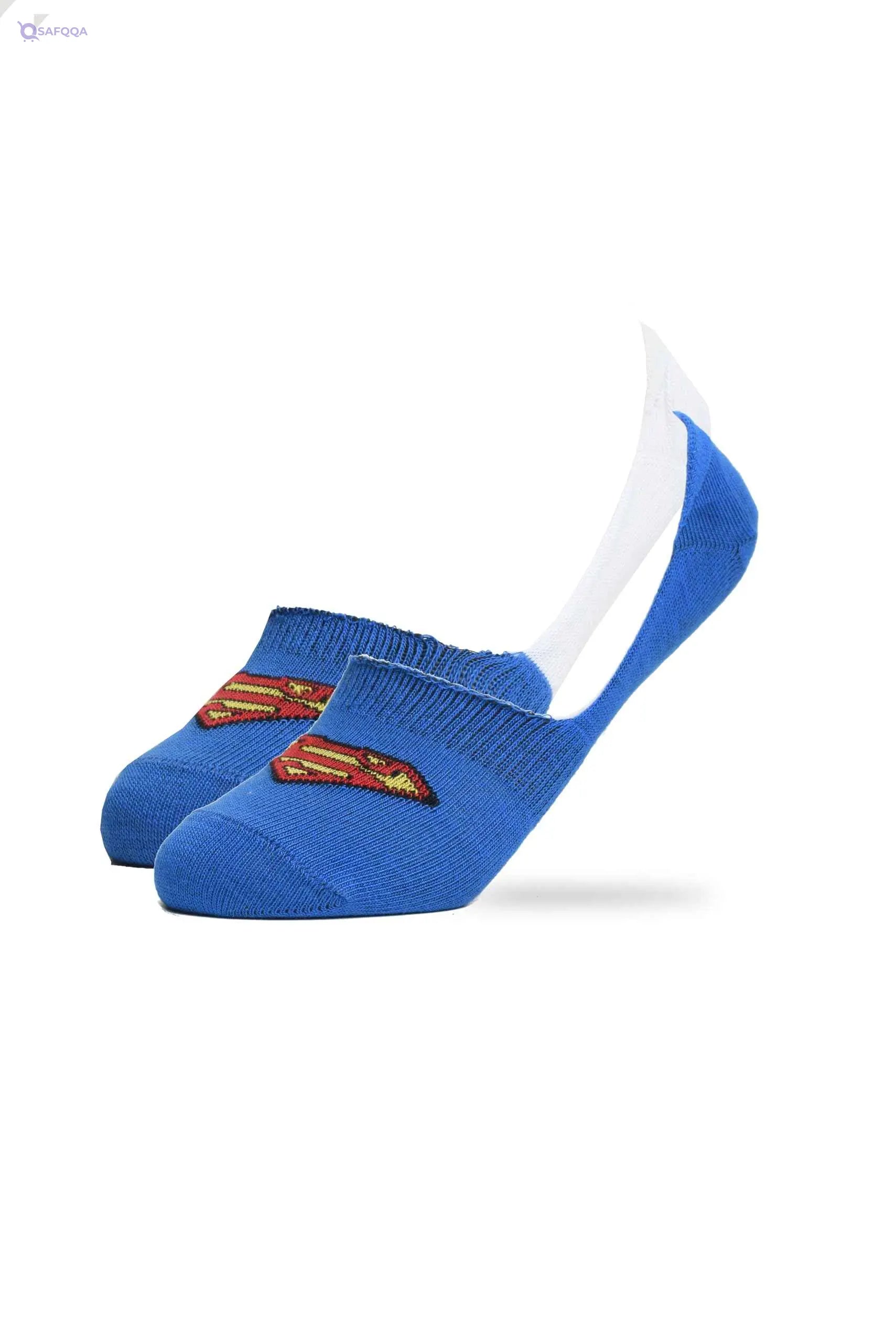 Junior KIDS SOCKS INVISIBLE SUPERMAN P/2, Multicolor 12 Years - Safqqa Egypt