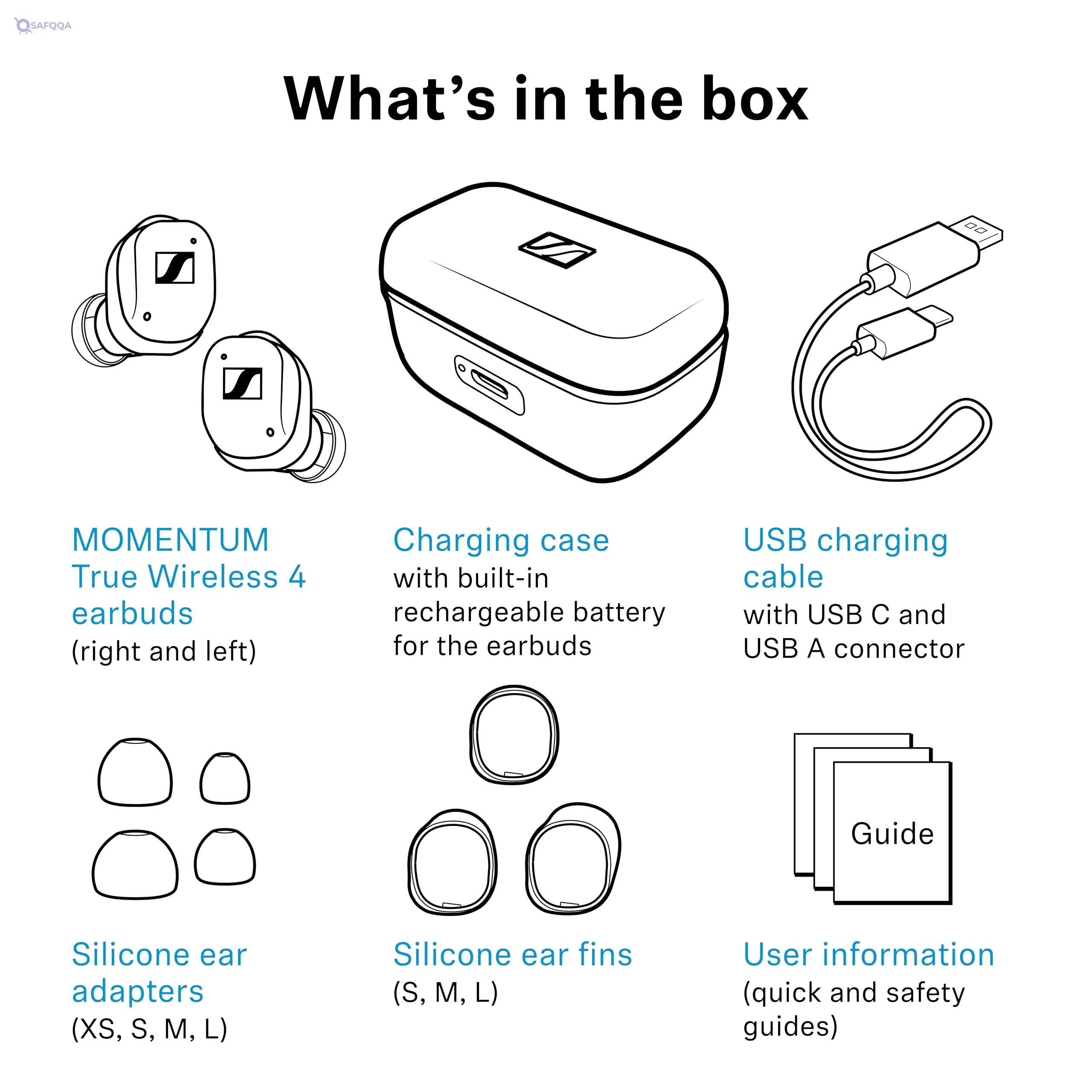 Sennheiser Momentum True Wireless 4 Smart Earbuds - Safqqa