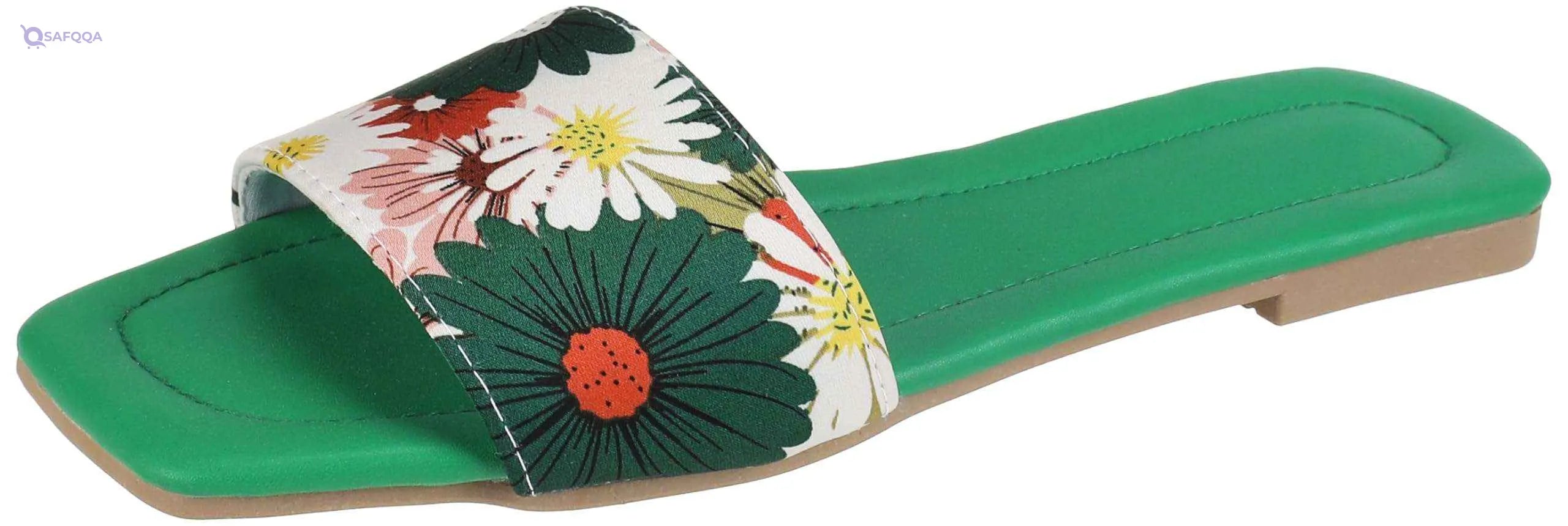 OX womens OX Faux Leather Slides For Women OX1026 Flip-Flop - Safqqa Egypt