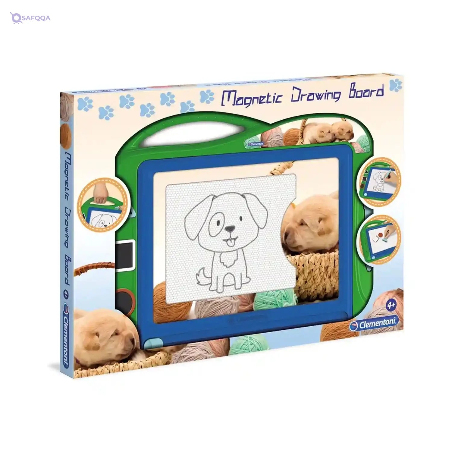 Clementoni Magic Slate for Babies - Animal Themed, Multi-Colored - Safqqa Egypt