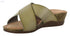 Pixi Faux Leather Cross Strap Open Front Wedge Slipper For Women - Safqqa Egypt