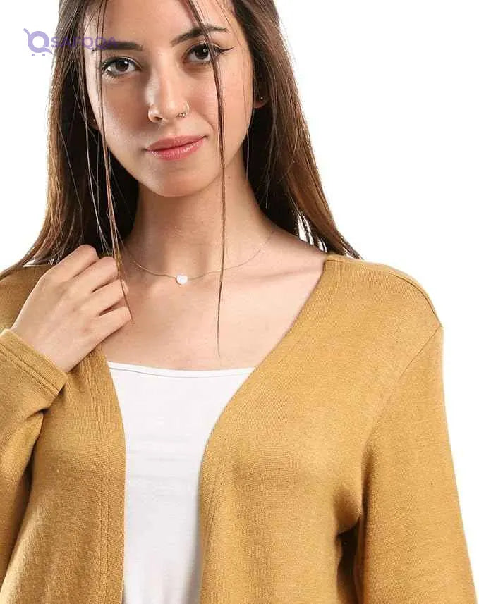JAMILA Women's Short Cardigan with Front Pockets - Safqqa Egypt