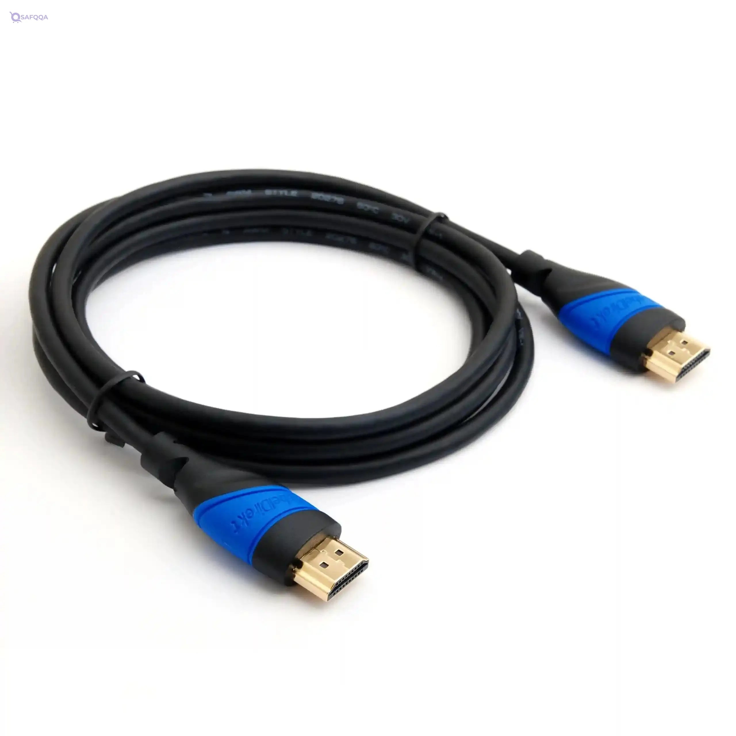 KabelDirekt 443 0.5m HDMI Cable 4K / Cord compatible with (HDMI 2.0a/b, 2.0, 1.4a, Cable, to HDMI, 4K@60HZ,1080p FullHD, UHD, Ultra HD, 3D, High Speed Ethernet, ARC, PS4, XBOX, HDTV) black - Safqqa