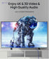 JSAUX HDMI Aluminum Alloy Cable 2M,High-speed HDMI 2.0 for smooth video and audio transfer - Safqqa