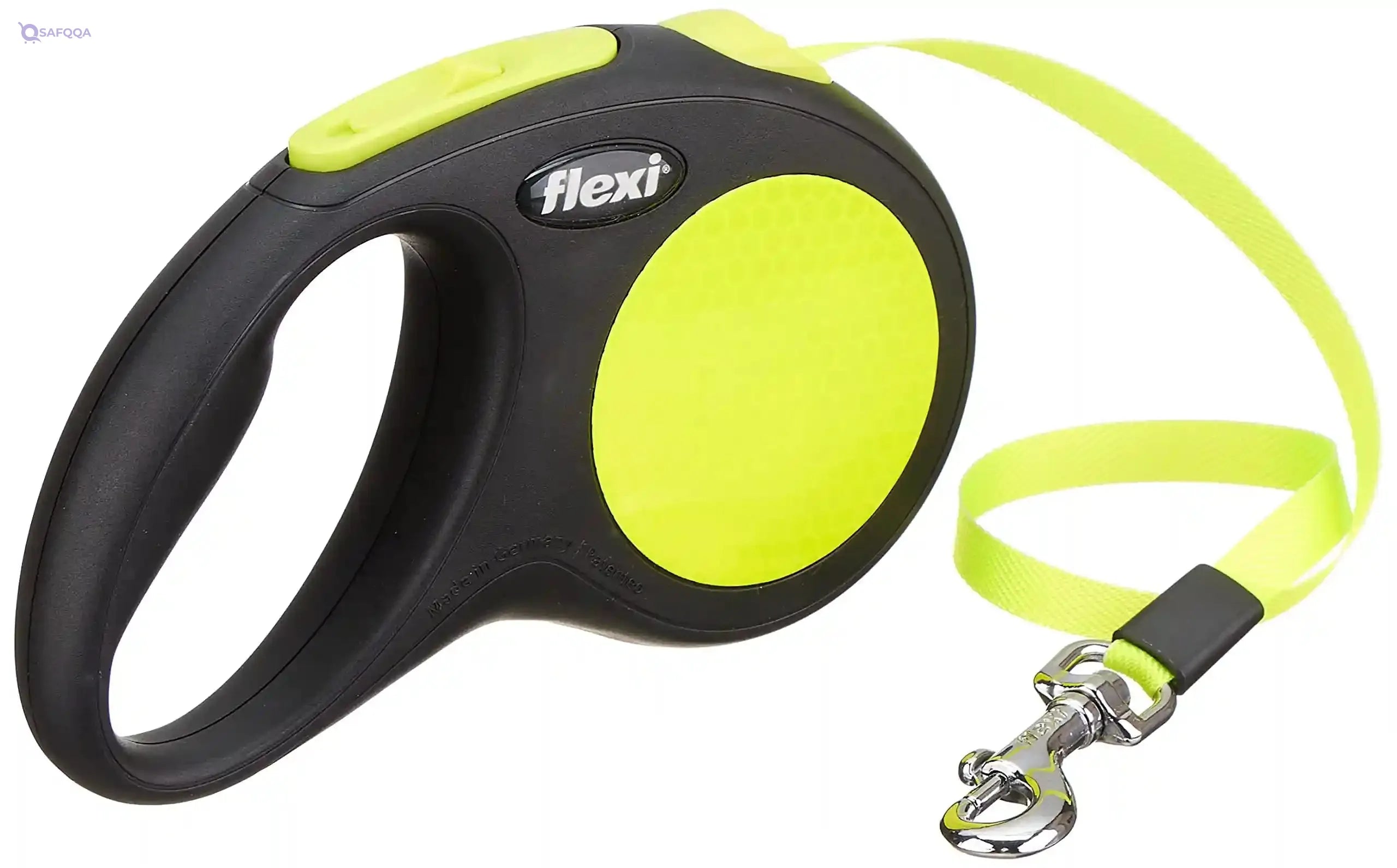 New Flexi Neon Strip for Dogs, 5 Meters, Yellow - Safqqa