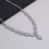 YSOUL CZ Rhinestone Jewelry Set – Necklace & Earrings for Bridal or Evening Wear - Safqqa