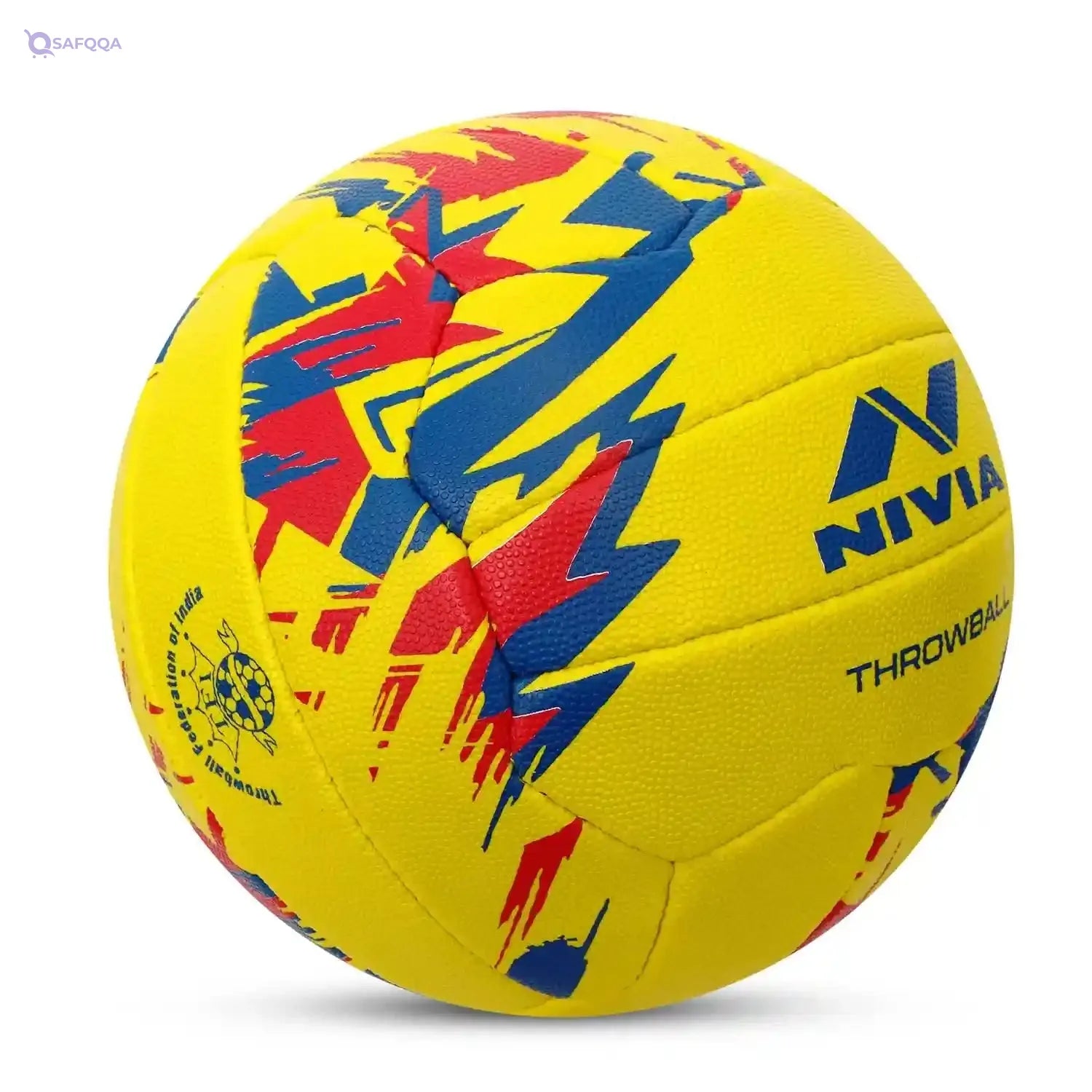 Nivia Throw Ball – Rubber, Size 5 - Safqqa