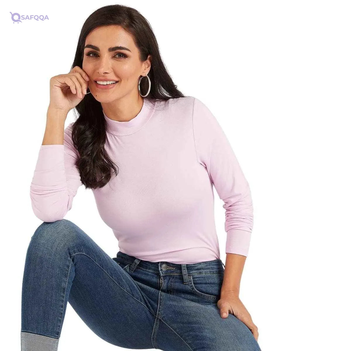 Splash Jersey Tshirt For Women, Purple-size: 10 - Safqqa Egypt