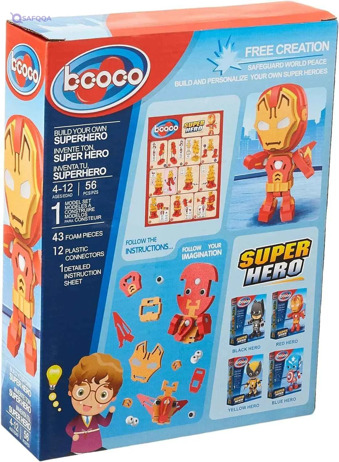Spider-Man Figure Set 56 Pieces ZX820-2 - Safqqa
