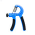 Q4 Life Hand grip strengthener, adjustable resistance hand grip for exercises with counter - Blue - Safqqa Egypt