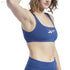 Reebok Women’s CL PF Logo Cotton Sports Bra – Comfortable & Supportive - Safqqa