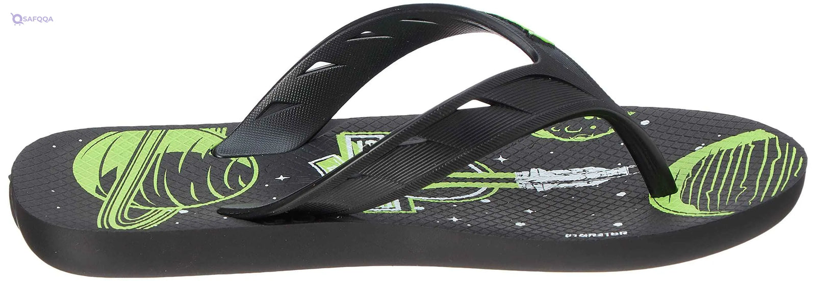 Rider T JOY INF SLIPPE Flip-Flop for Kids - Black/Green - Safqqa Egypt