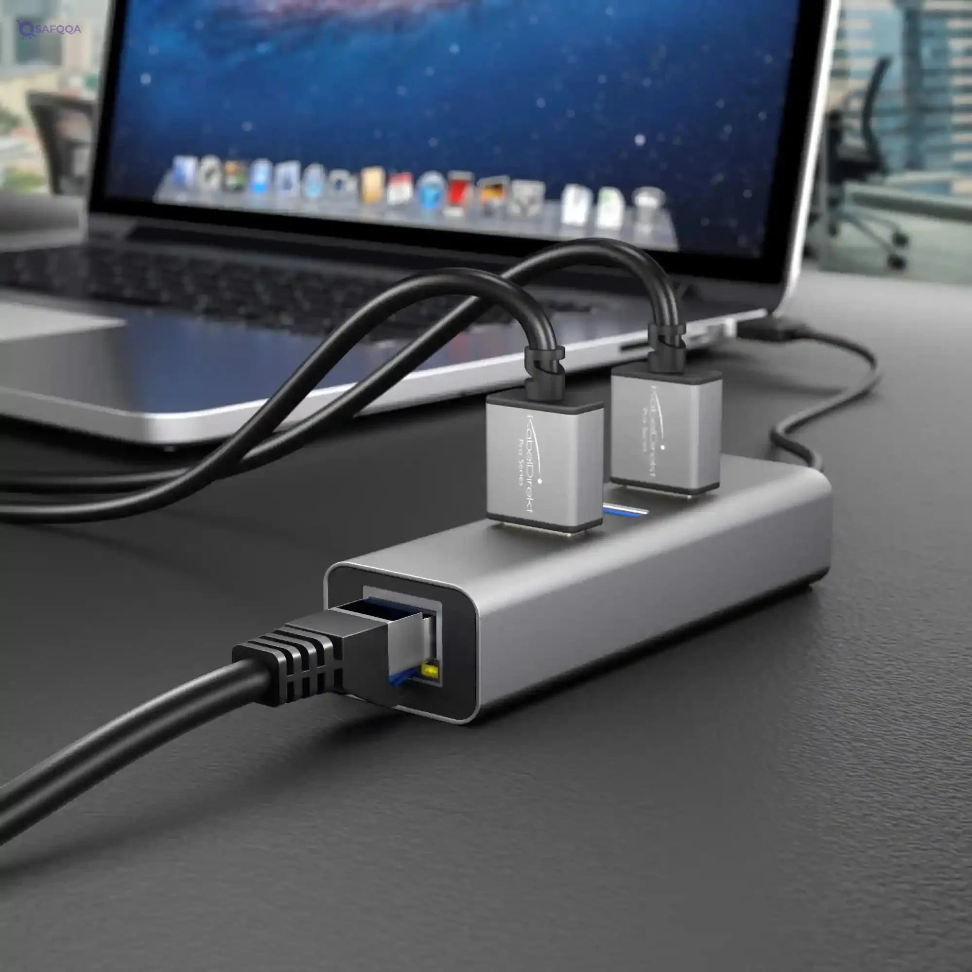 KabelDirekt Network Cable – Transmits maximum fibre-optic internet speed – Ethernet & LAN Cable – 5x 0.25m – Available in 0.25-30m – Gigabit Network, Router/Modem, RJ45 (black/silver) - Safqqa Egypt