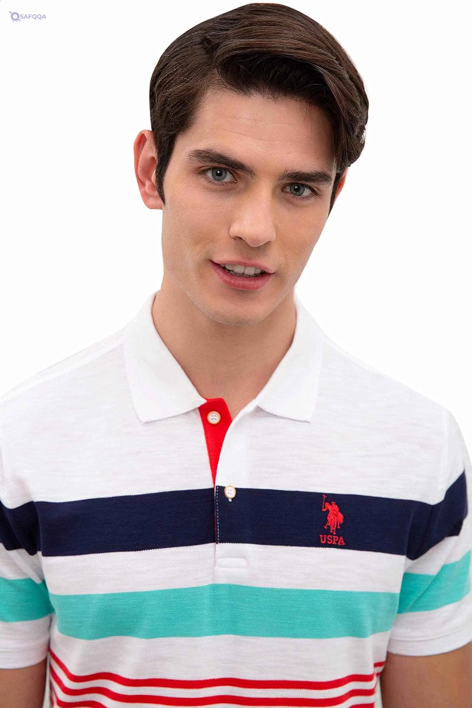 U.S. Polo Assn. Men’s Embroidered Logo Round-Neck Solid T-Shirt - Safqqa