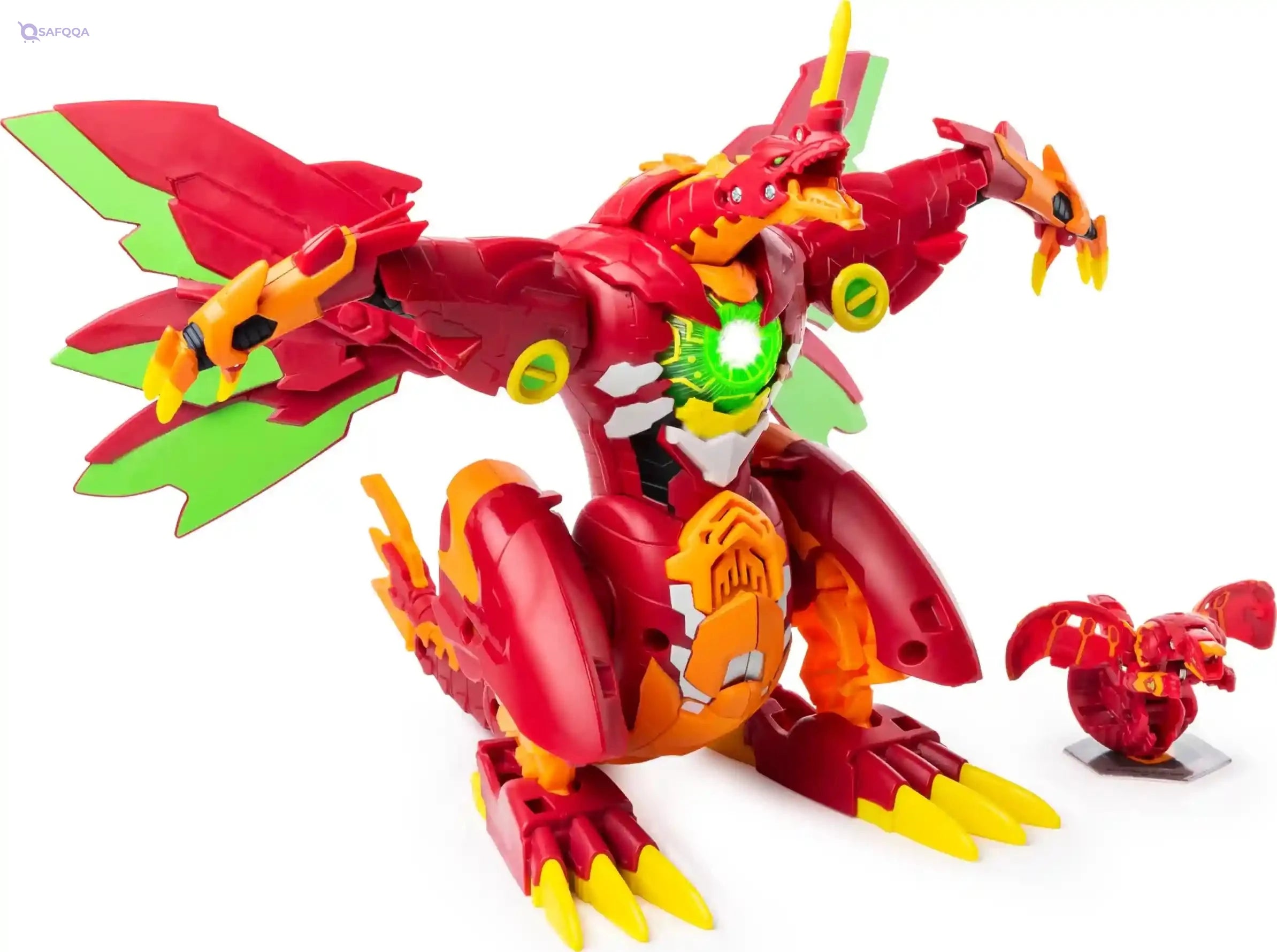 BAKUGAN DBAKUGAN Dragonoid Maximus 20.3cm Transforming Figure with Lights and Sounds - For Ages 6 and Upragonoid Maximus 20.3cm Transforming Figure with Lights and Sounds, for Ages 6 and Up - Safqqa Egypt