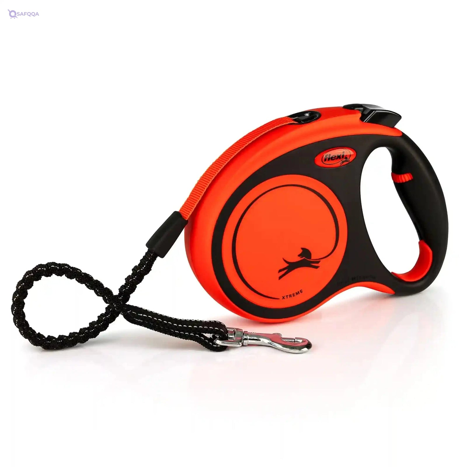 Flexi Tape 5m Black * Orange For Dog - Safqqa