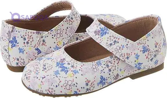 Skippy White Shoes for Girls – Polyurethane Leather - Safqqa Egypt