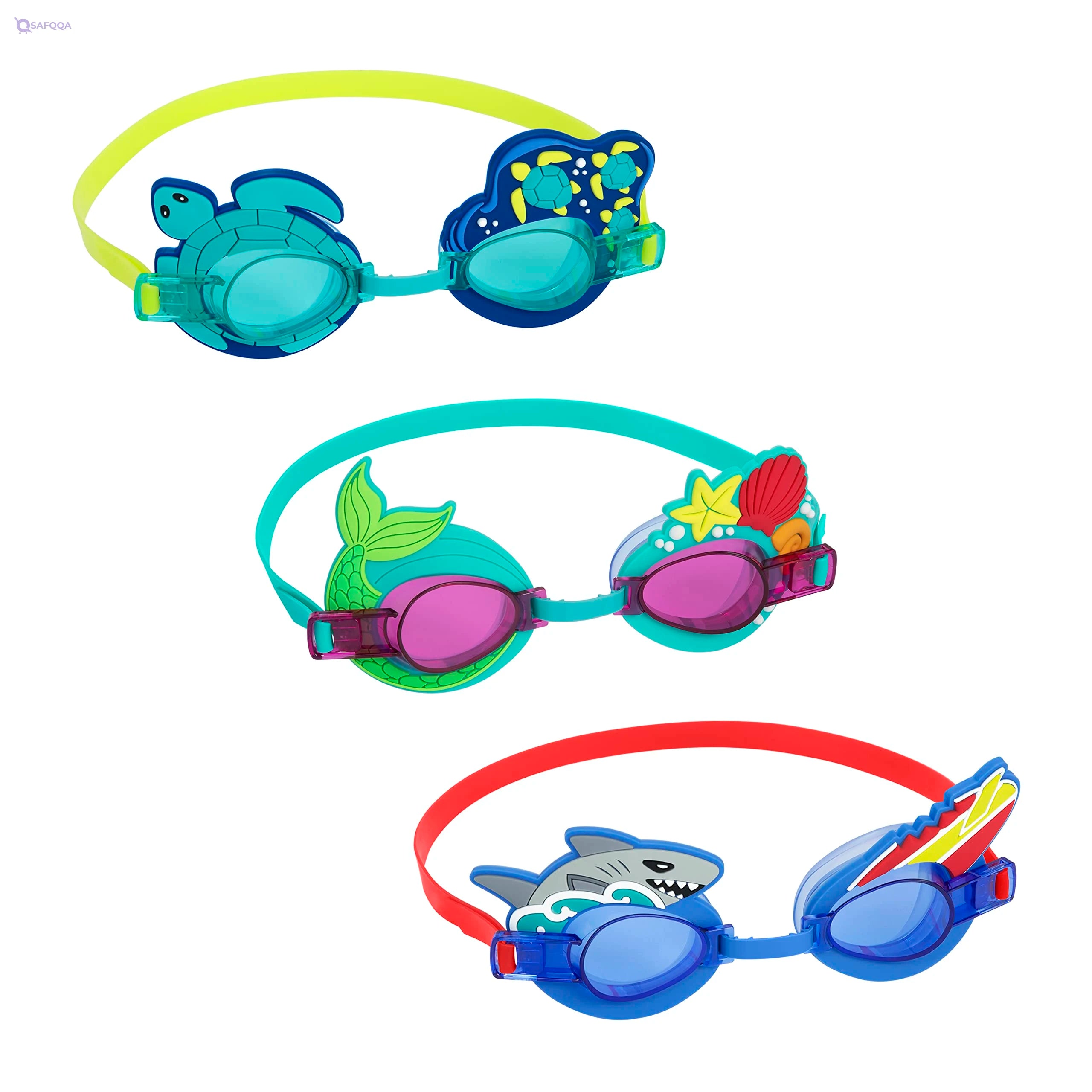 Bestway Kids Swimming Goggles (Various color shapes) - Safqqa