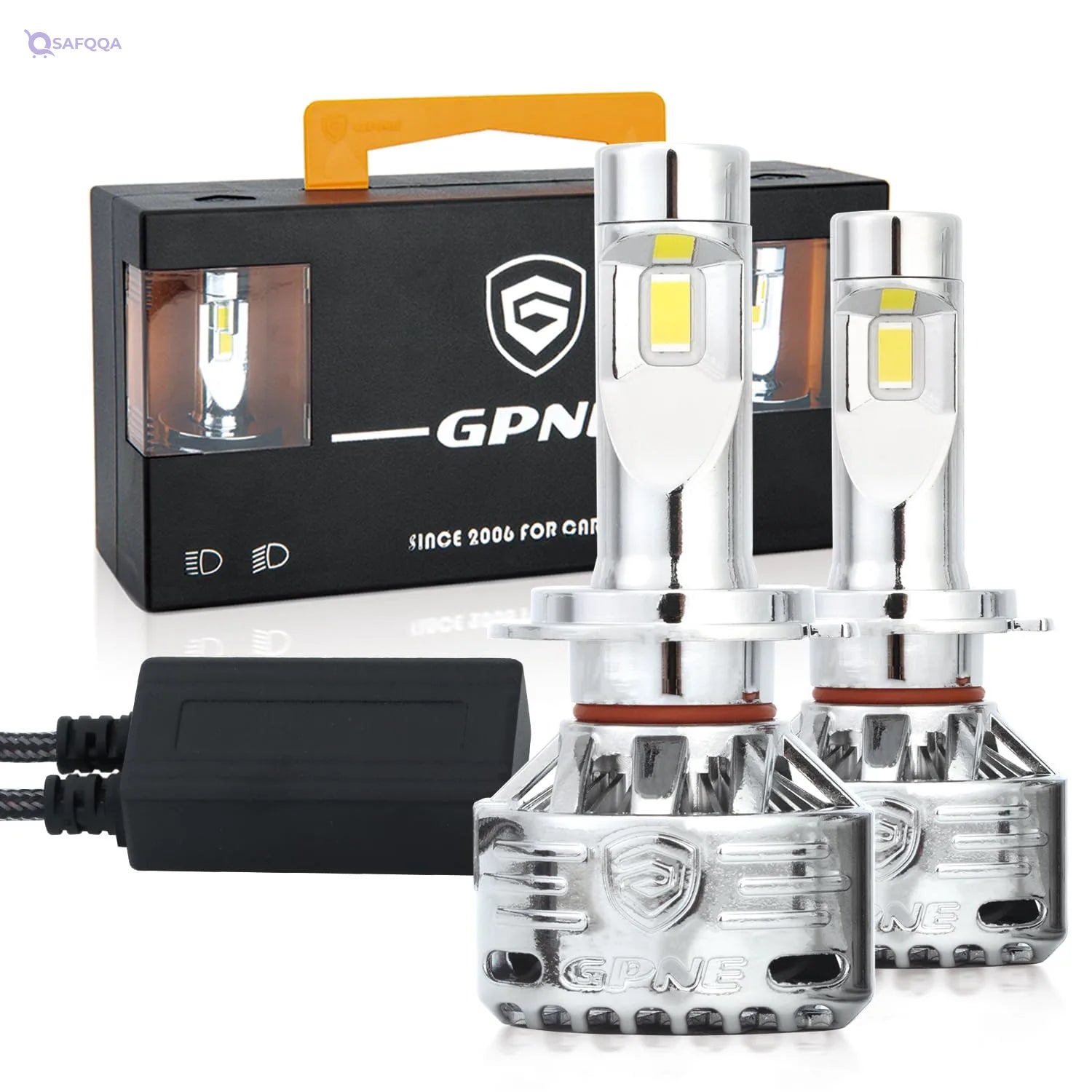 GPNE R5 H7 LED Car Headlight Kit – 75W, 6000K (Latest Version) - Safqqa