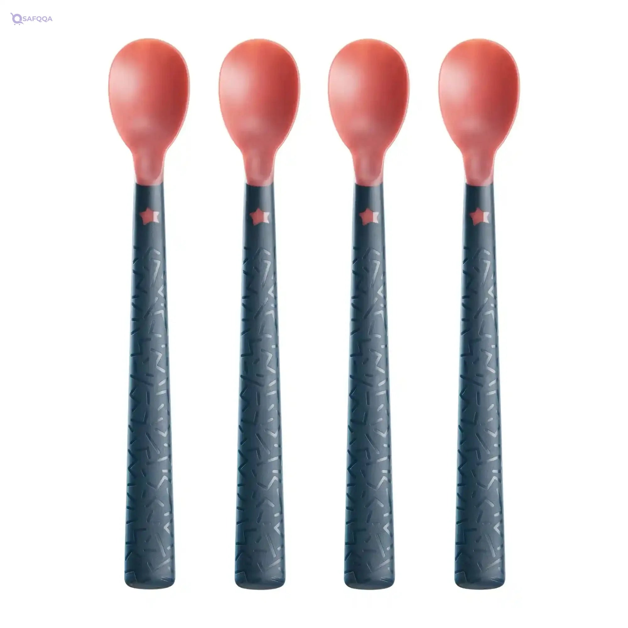 Tommee Tippee Weaning Spoons, for babies 4 months and older, 4-pack. - Safqqa