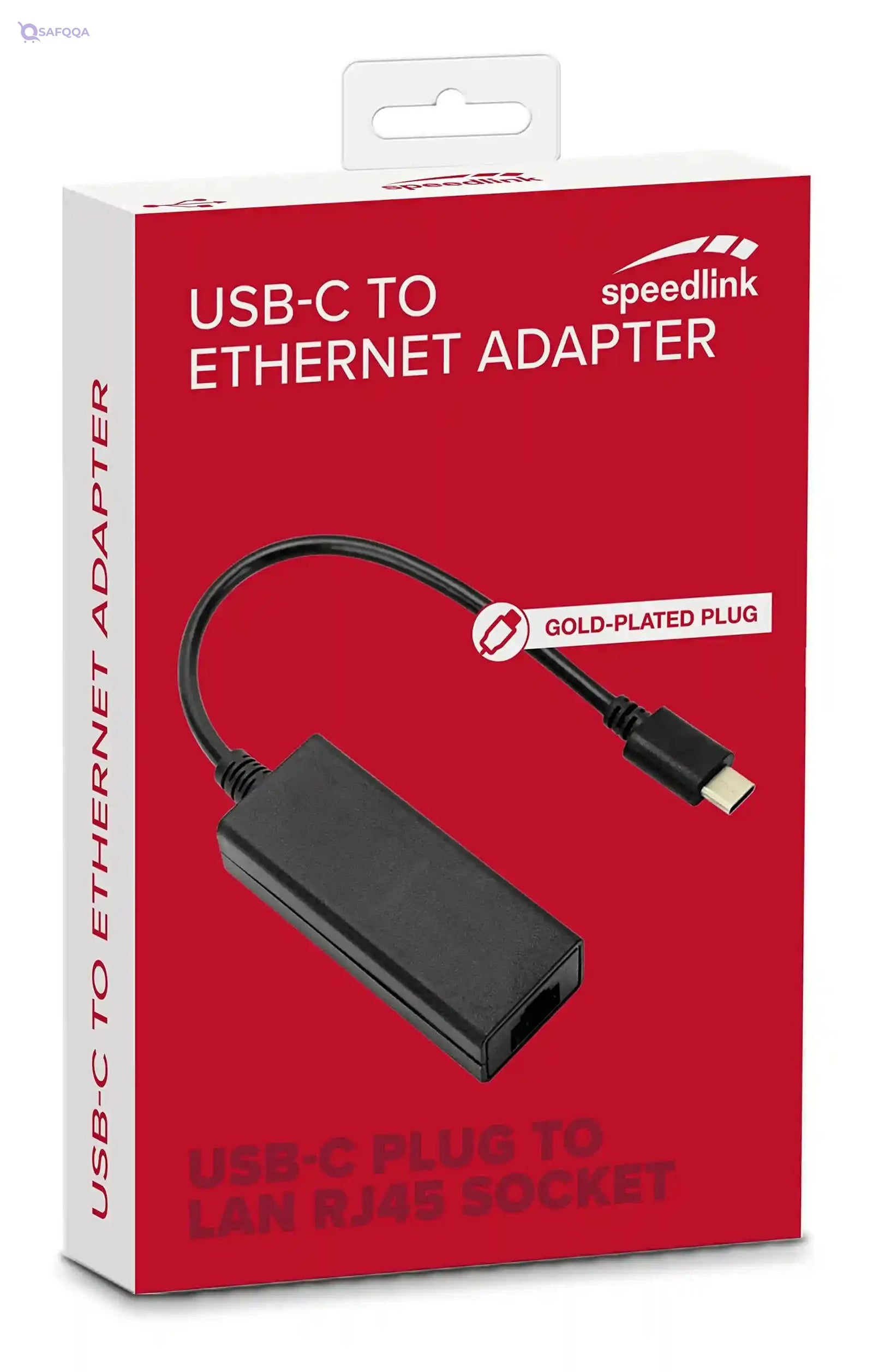 Speedlink 180015-bk usb-c to ethernet adapter - Safqqa Egypt