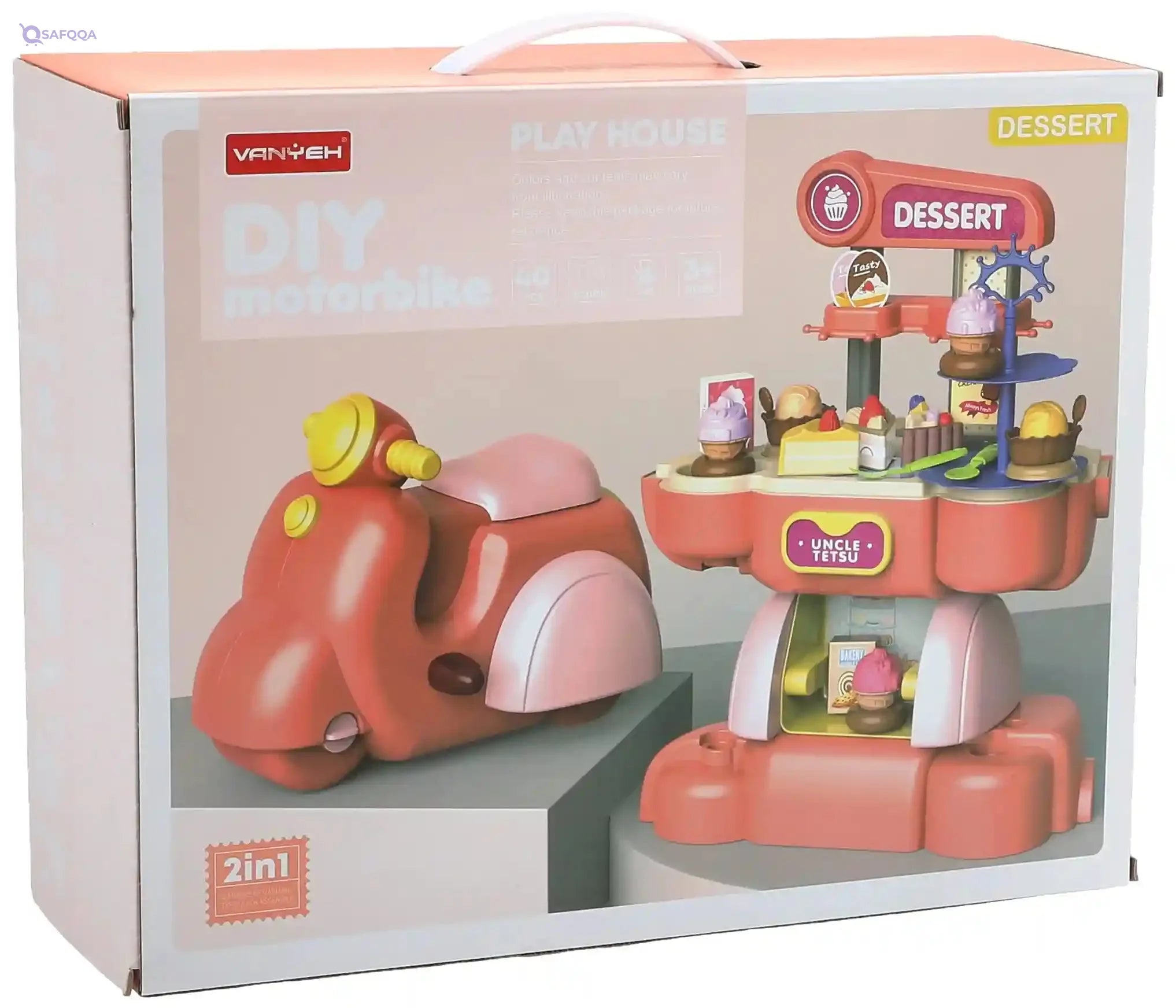 Jack Spratt dessert bike set boy toys for kids Durable and child-safe materials. - Safqqa