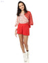 Elle Bishop Sleeves V-Neck Blouse for Women - Safqqa Egypt