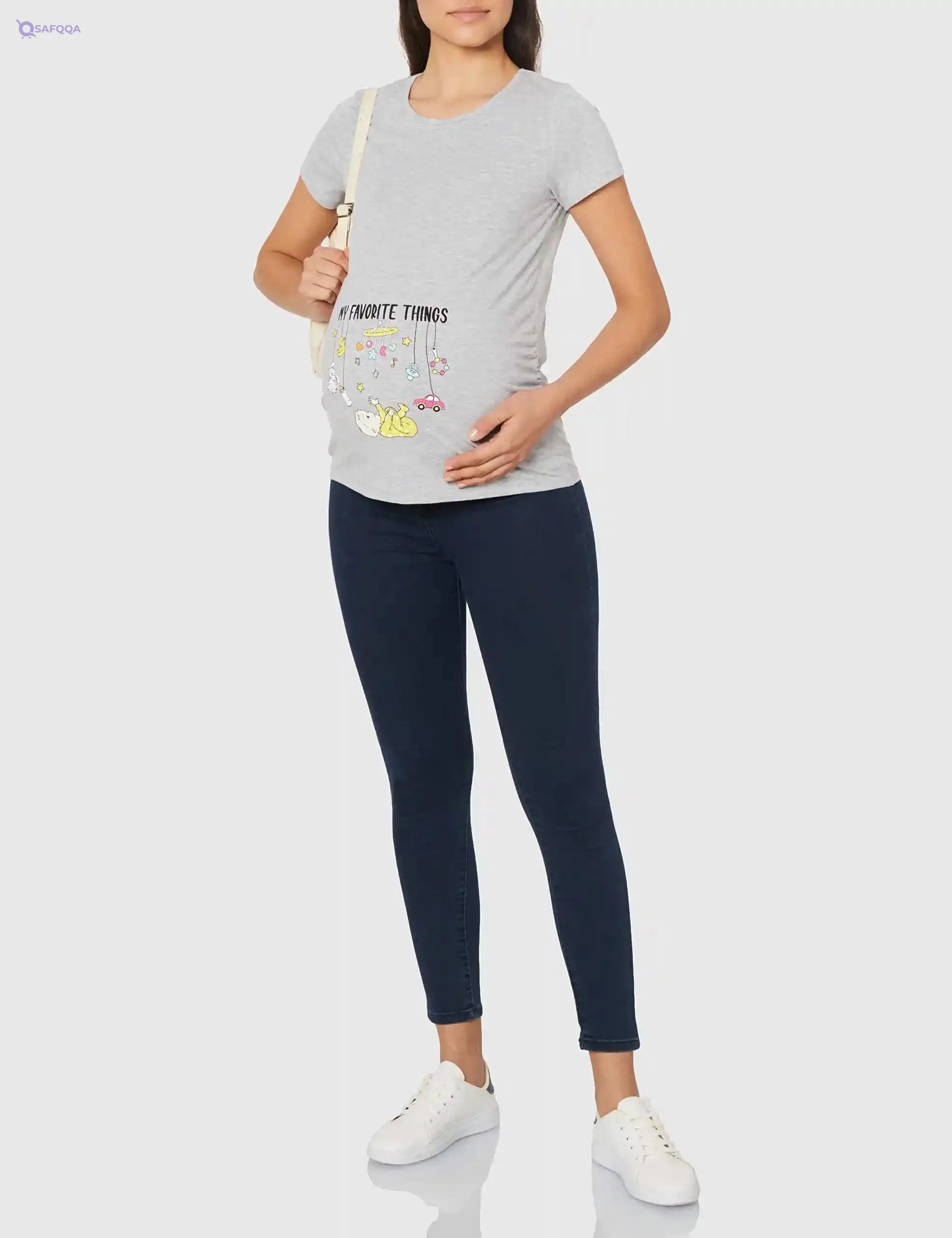 "Women's Short Sleeve Printed T-Shirt - DeFacto" - Safqqa Egypt