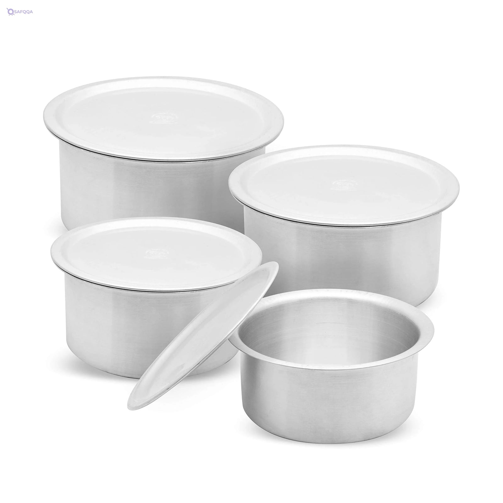 Tiger Heavy-Duty Aluminium Cooking Pots -Damage Box and Have Scratches - Safqqa