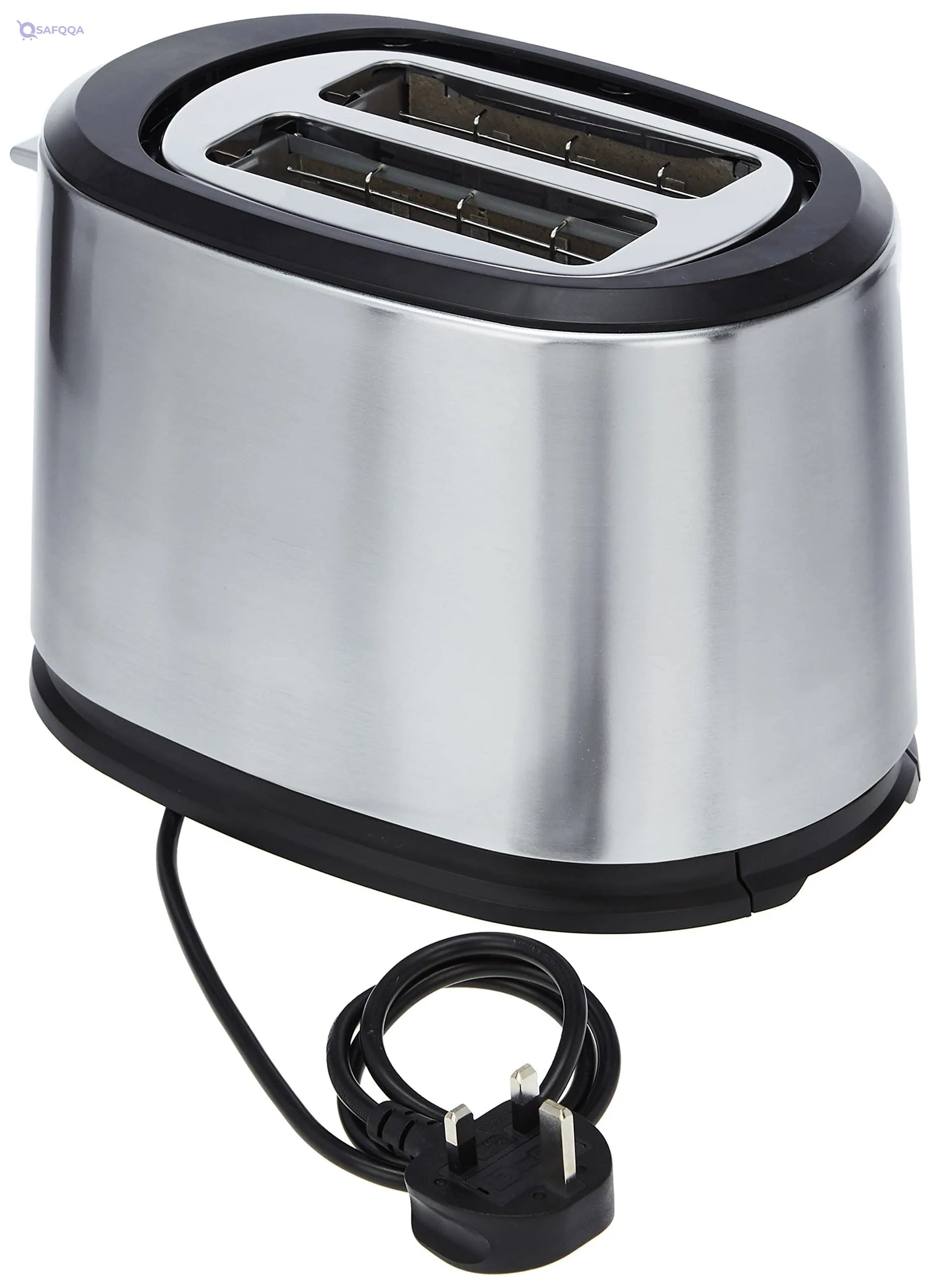 Beko TAM6201I 850W 2-Slice Toaster with 7 Toasting Levels, Stainless Steel - Safqqa