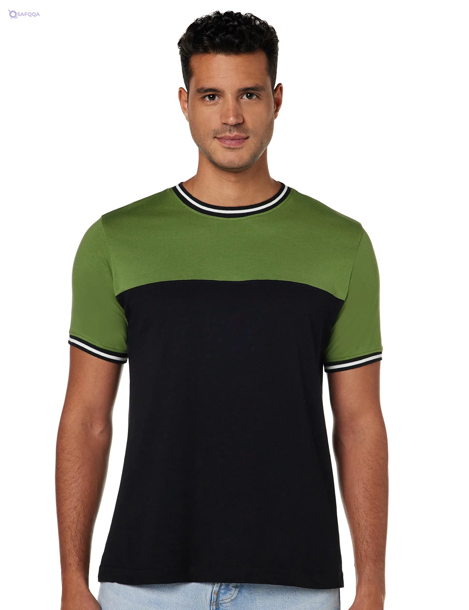 Symbol Men’s Solid Regular Fit T-Shirt – Classic Comfort - Safqqa