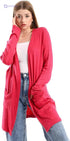 JAMILA Women's Short Cardigan with Front Pockets - Safqqa Egypt