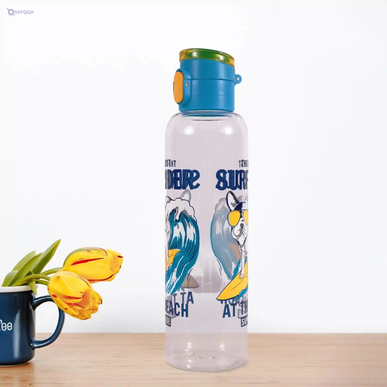 Herevin Water Bottle with Hanger – 750ml, Leak-Proof, BPA-Free - Safqqa