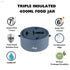 Citron 400ml Insulated Food Jar – Easy Lock Lid - Safqqa