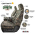 Covercraft Mossy Oak Camo Carhartt SeatSaver Custom Seat Covers | Fits 2015-2018 Ford F-150 | 1st Row 40/20/40 Bench Seat, Break-Up Country - Safqqa