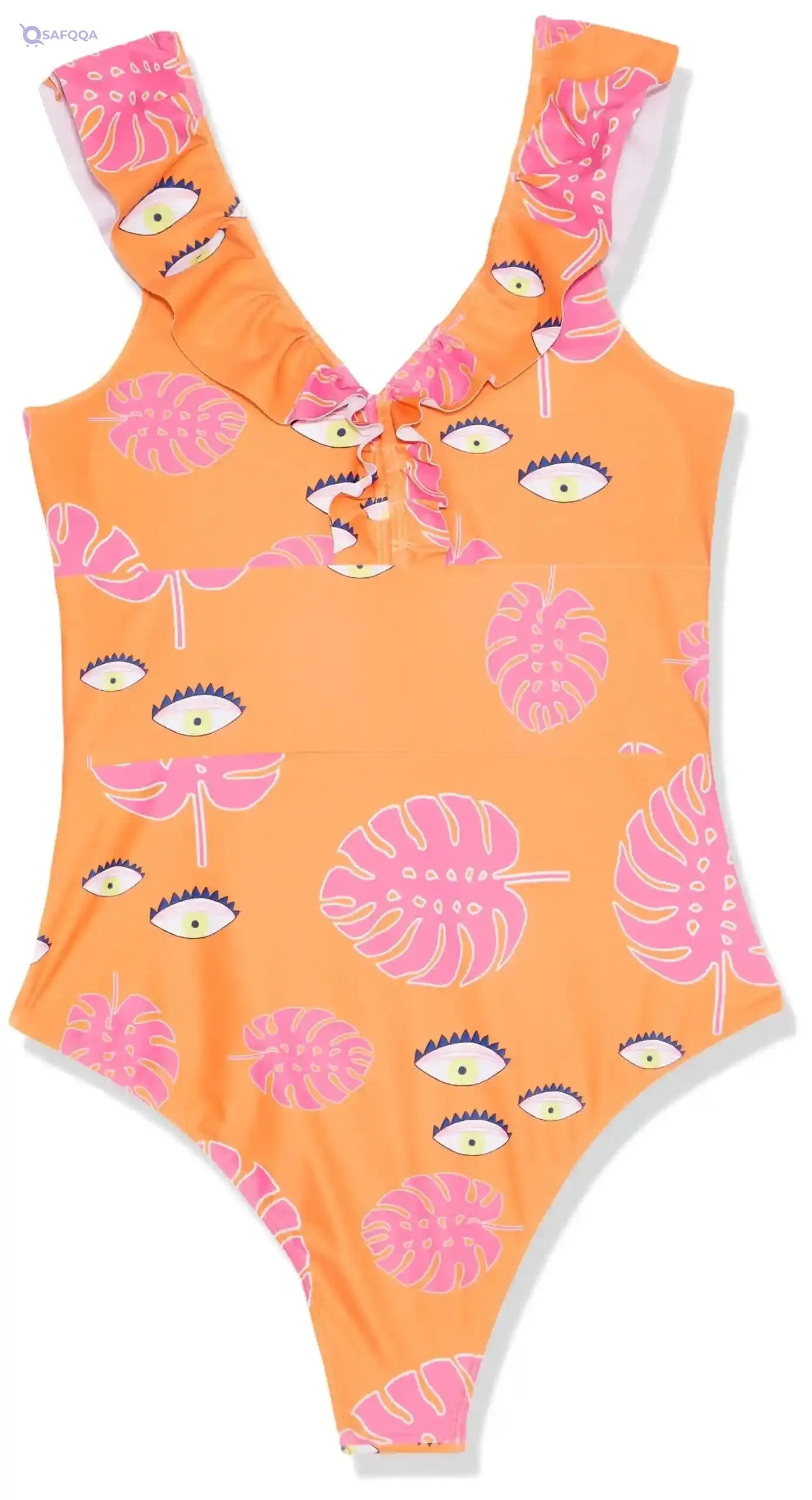 So Seductive Womens Printed Eyes Swimsuit - Safqqa Egypt