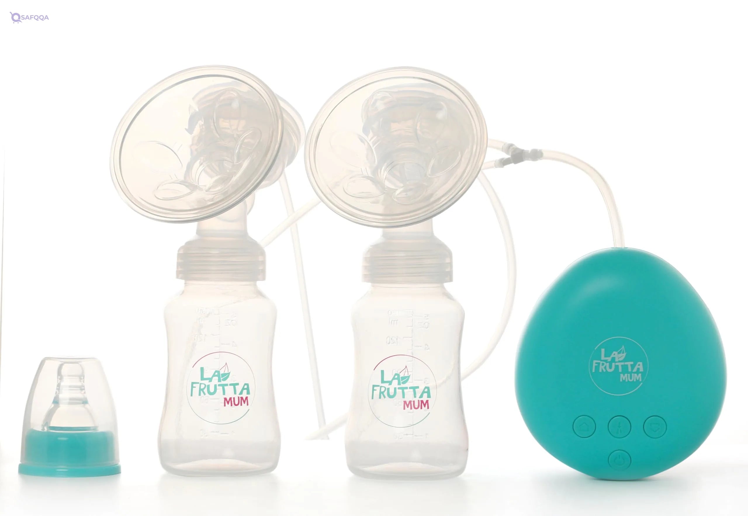 La Frutta MuM Double Electric Breast Pump, 150ml Capacity x 2 Bottles - Safqqa