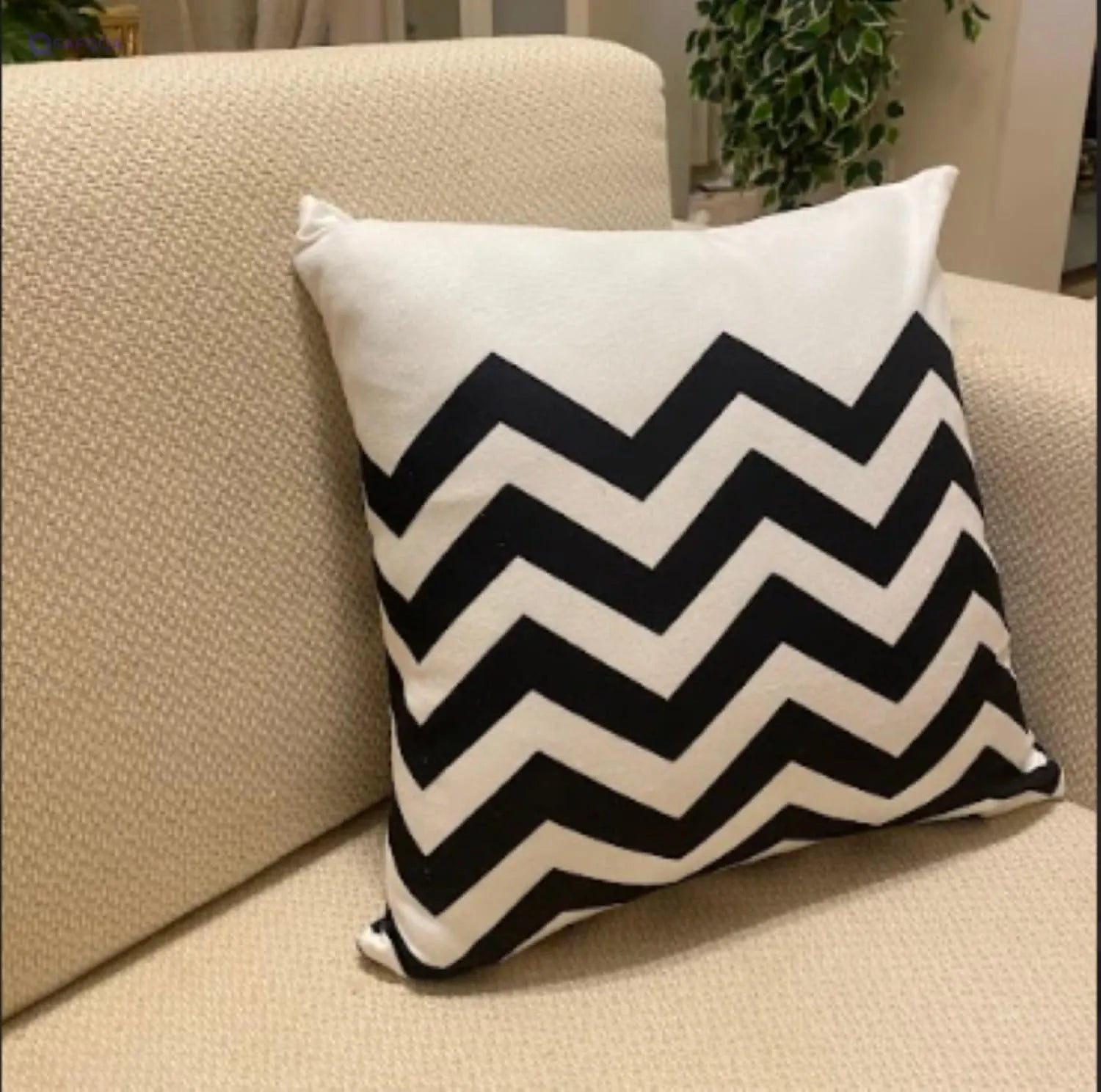 Boho Macrame Cushion Cover - Safqqa