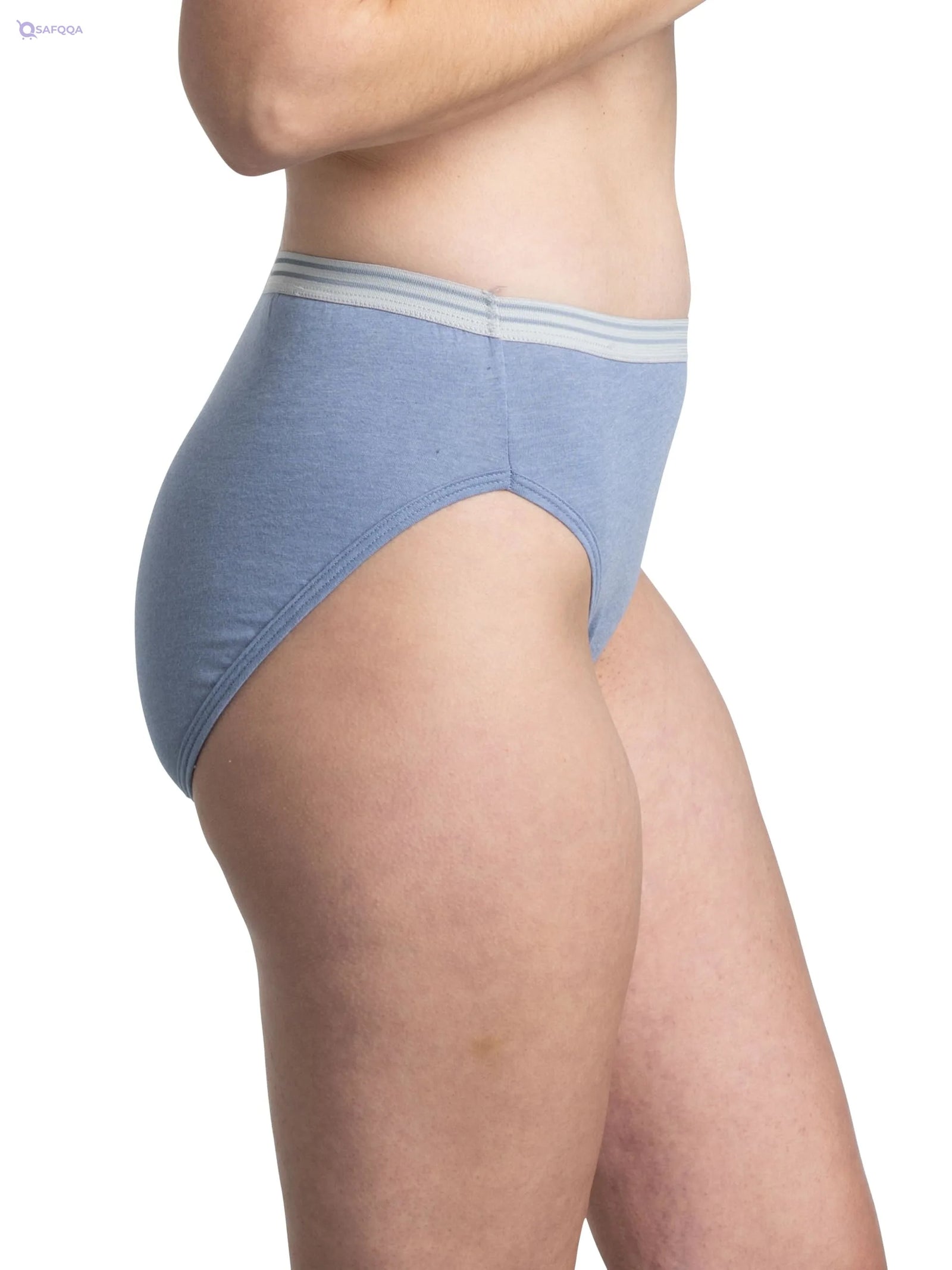 Fruit of the Loom Women's Tagless Cotton Hi-Cut Briefs - Safqqa