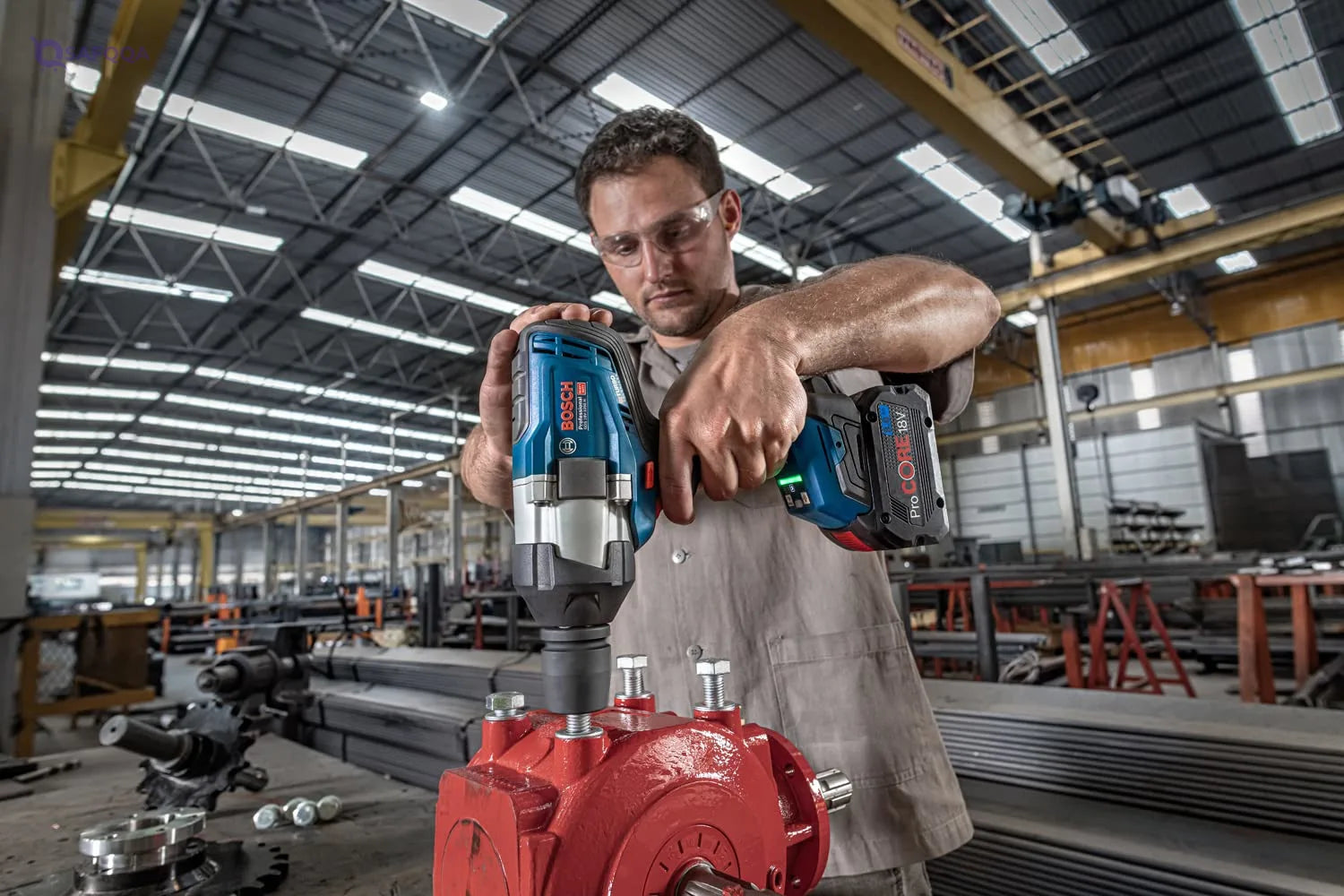 Bosch Professional GDS 18V Cordless Impact Wrench - Safqqa